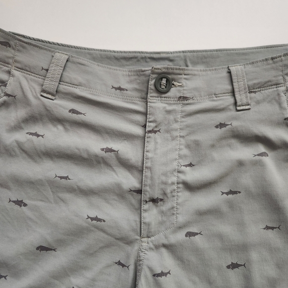 UNDER ARMOUR Gray Loose Men's Flat Front Shorts Size 36 with Pockets Length 20" - Picture 5 of 12